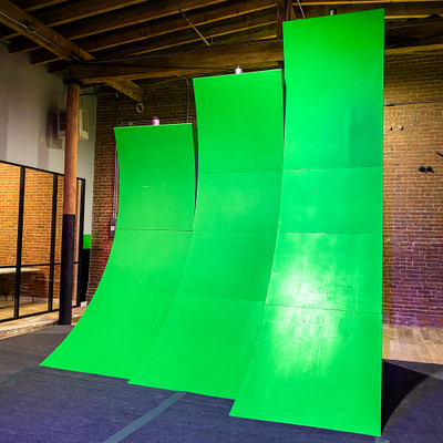 Green Warped Walls