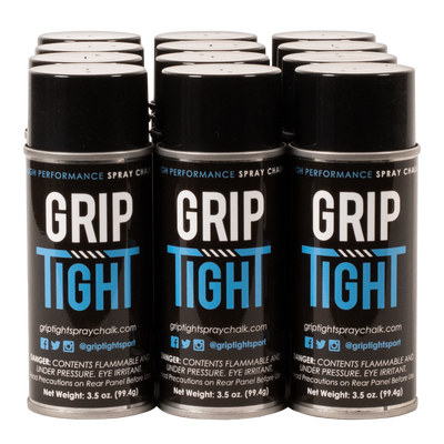 Case of 12 Grip Tight Spray Chalk cans